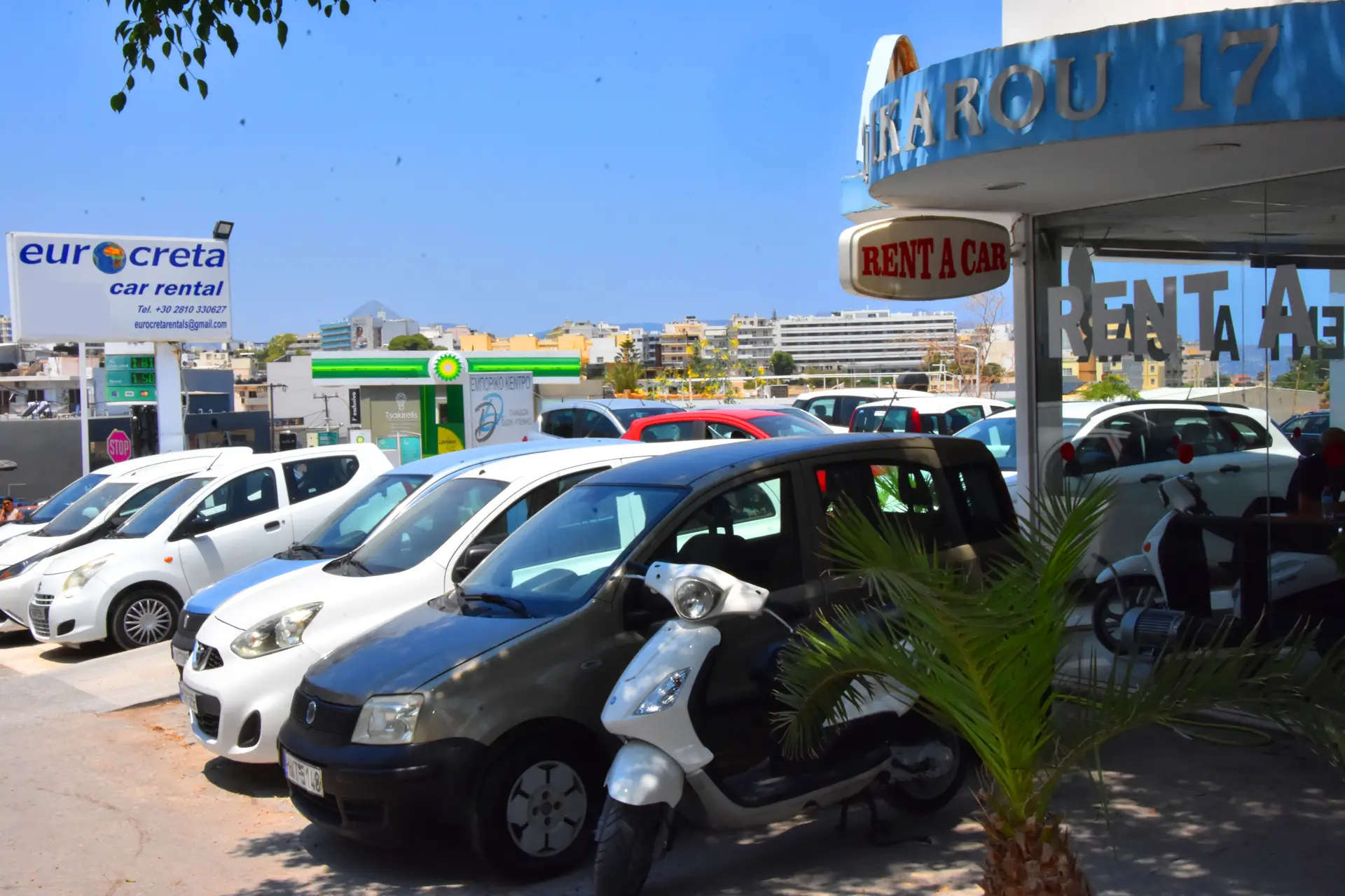 Car hire in Heraklion Airport of Crete